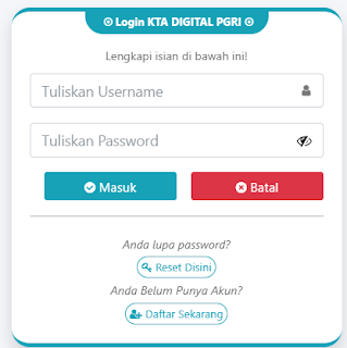 Register PGRI Sulteng - Persatuan Guru Republik Indonesia Cabang Sulteng